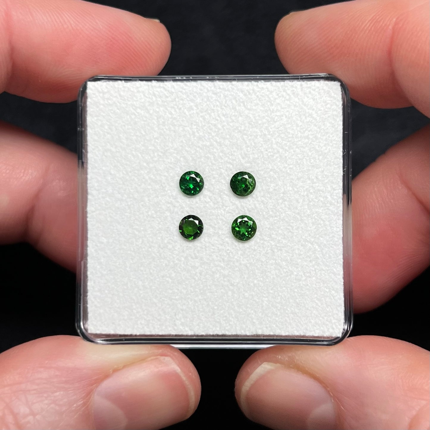 Chrome Tourmaline Gem Cube