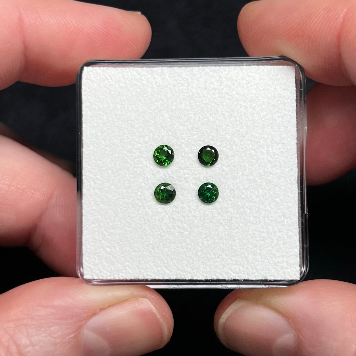 Chrome Tourmaline Gem Cube