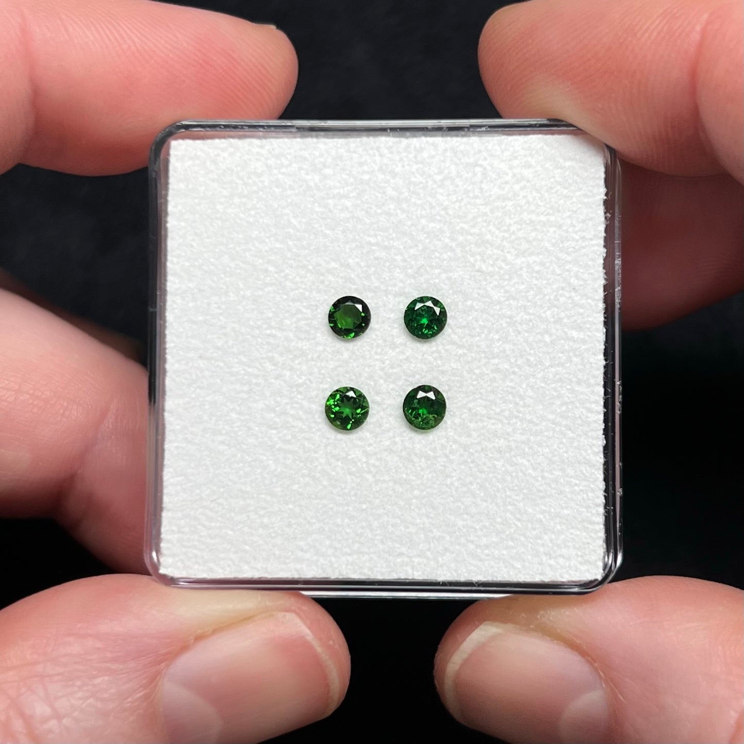 Chrome Tourmaline Gem Cube