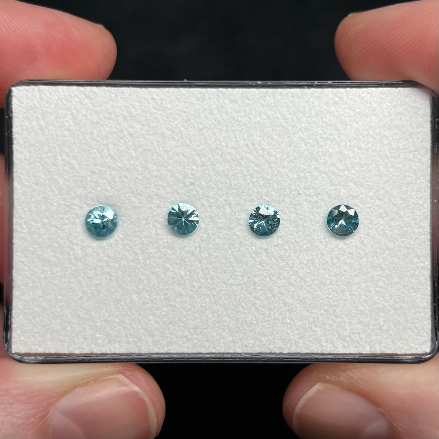 Cambodian Blue Zircon Box