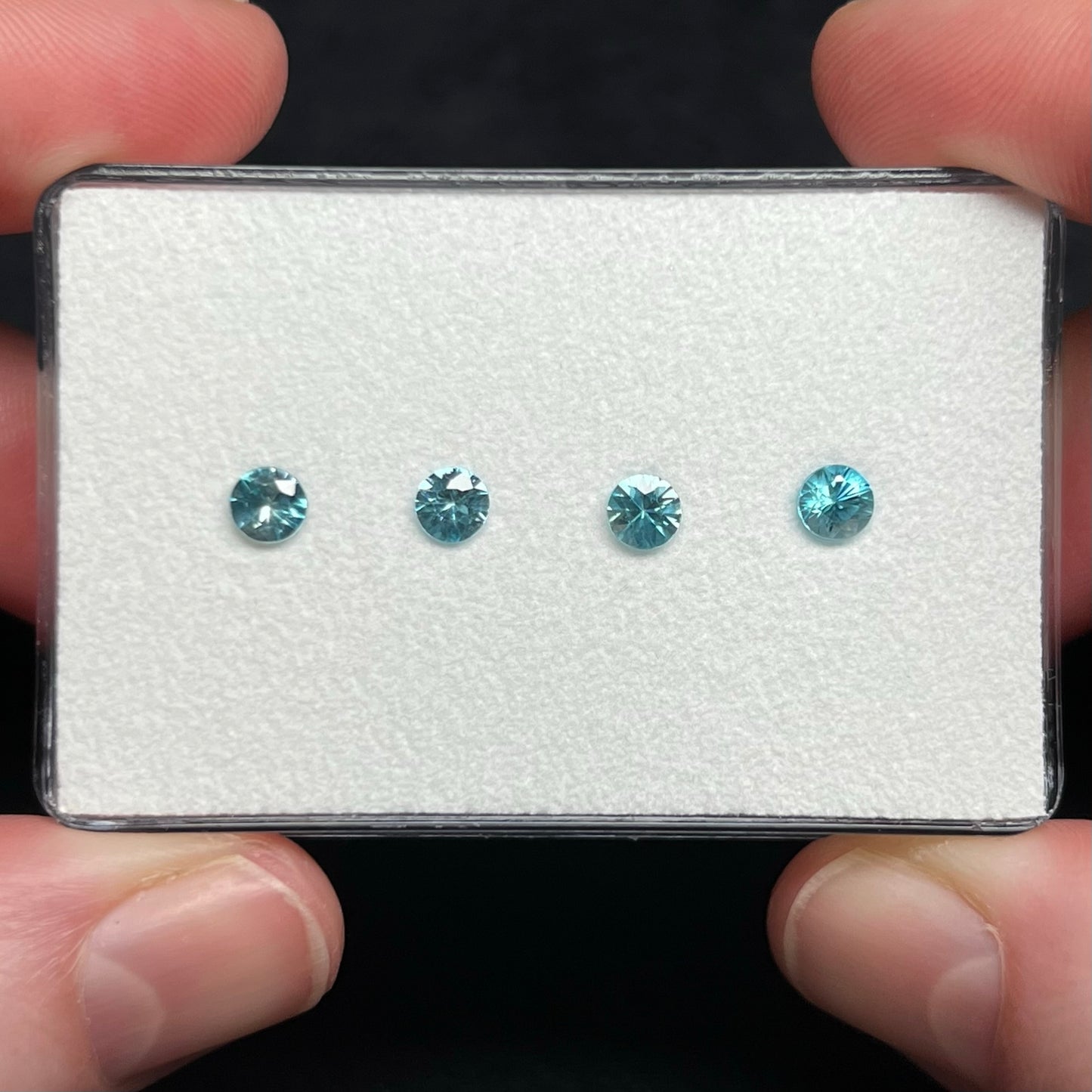 Cambodian Blue Zircon Box