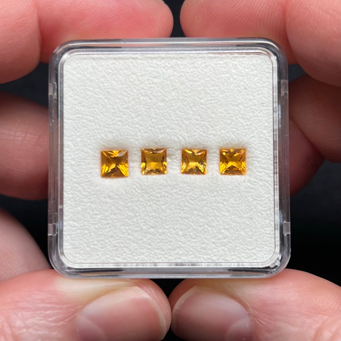 Citrine Gem Cube